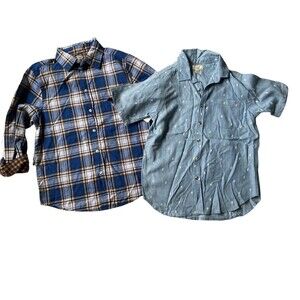Peek Button Down Shirt Wonder Nation nwt  Boys L Lot